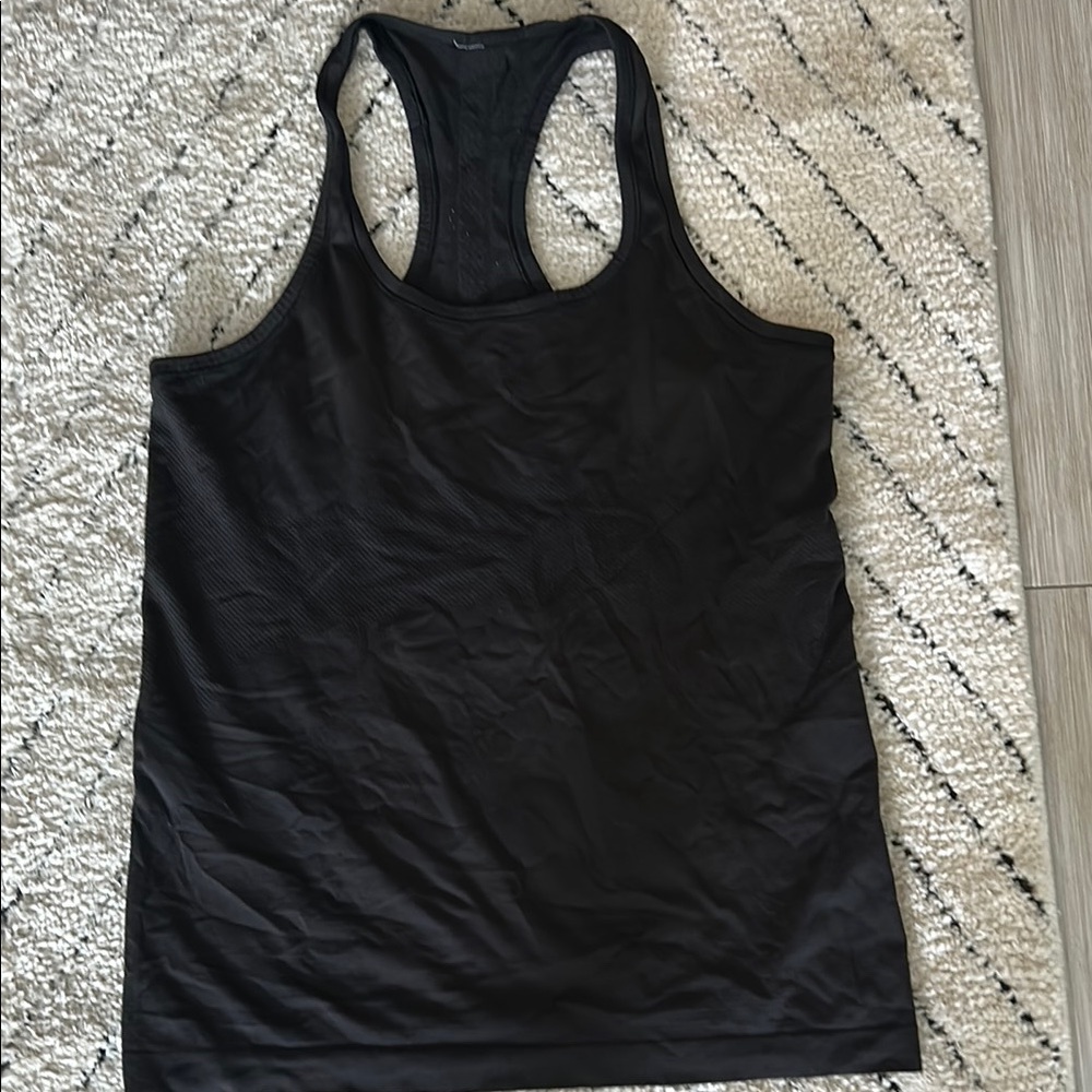 Lululemon Athletica Black Fitted Tank Top
